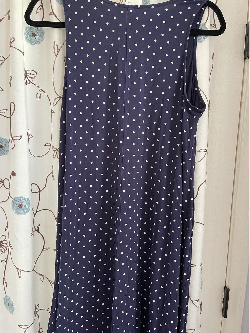 Old Navy | L | Navy Polka Dot Tank Dress - Picture 6 of 6